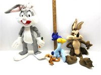 Bugs Bunny, Road Runner & Coyote Stuffed Animals