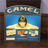 Original Camel Cigarette Light Box dated 2003