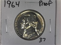 1964 Proof Jefferson Nickel
