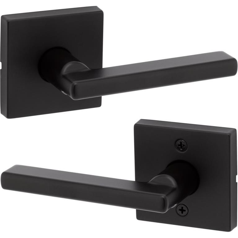 C2310  Kwikset Halifax Passage, Matte Black