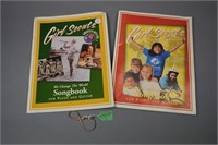 Girl Scout song books for piano & guitar