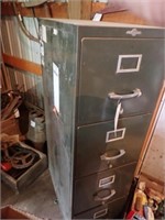 5-Drawer Metal File Cabinet- 15"Wx27"Dx52"H -