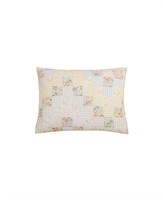 Martha Stewart Checker Floral Sham  Standard