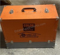 Vintage GE TV Repair Box Tube Holder Case