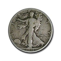 1918-s Walking Liberty Half Dollar