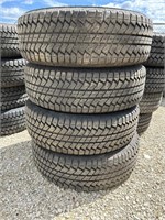 Set of 4 Bridgestone Dueler A/T tires 265/70R17