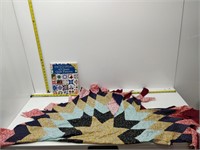 1930's star quilt topper and quilting encyclopedia