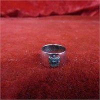 Sterling silver Ring. Greek.