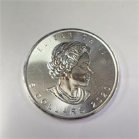 Fine 999 Silver 1 Oz Maple Leaf  Coin