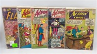 (5) 12 cent DC Comic books