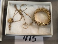 Lot of Child's Jewelry with 10K Gold Ring