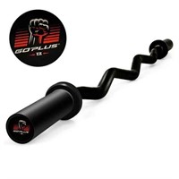 48''Phosphate Steel Olympic EZ Curl Bar 28mm Grip