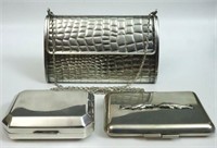 ITALIAN STERLING MINAUDIERE AND 2 CASES