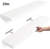 WFF8431  OlarHike 23" White Floating Wall Shelves