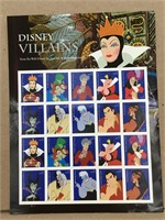 2017 Disney Villains 20 Stamps
