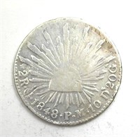 1848-GOPM 2 Reales F Mexico