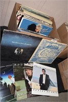 Box of Vinyl Records- 80's Music, Chicago, Bruce S