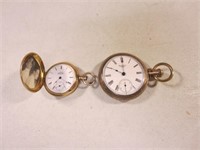 Vintage Elgin & Waltham Wind Up Pocket Watches