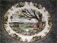 JOHNSON BROS HARVEST TIME PLATER 14 INCHES