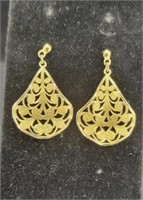 Costume Jewelry Gold Tone Earrings