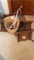 Shelves basket and extension cord