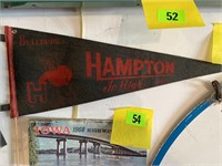 Hampton JH Bullpups felt pennant