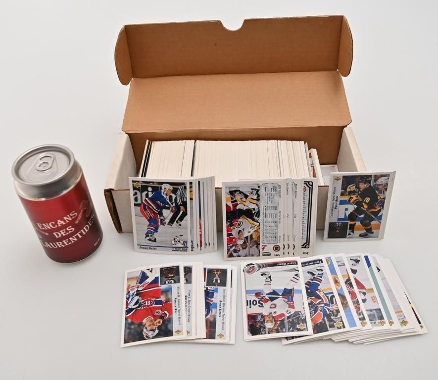 Collection de cartes de hockey Upper Deck,
