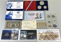 U.S. Mint Sets, Silver Proof Set, Currency.