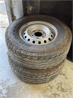 2 x Tyres and Rims 265/70R