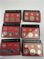 (6) US Proof Sets 1973-1978