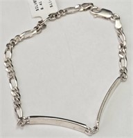 $80 Silver 5.89G 7.5" Bracelet