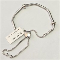 $120 Silver 9.54G 7.5"  Bracelet