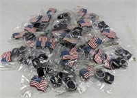 American Flag Keychains Bundle