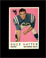 1959 Topps #78 Buzz Nutter EX TO EX-MT+