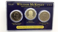 William McKinley Presidential Dollar Coin Set
