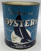 W.D. Davis Wachapreague VA oyster 1 gal.can