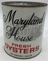 Maryland House 1 gal. oyster can