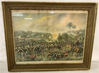 Battle of Manila framed print