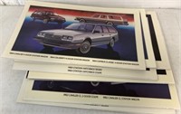 14pc Chevrolet 1980-84 product display signage