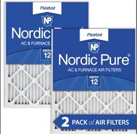 NORDIC PURE AC & FURNACE AIR FILTERS 16X20X1