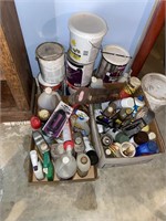 Cleaning supplies, paint, garden chems. & caulk