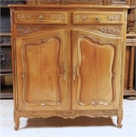 Louis XV Style Walnut Cabinet.