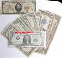 Collection of US Currency and Silver Certificates
