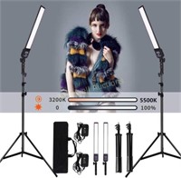 2 Packs LED Photography Light 3200-5500K