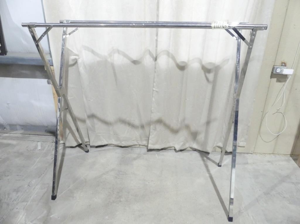 Folding Rack, 56" tall x 52" wide, used