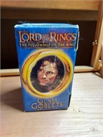 Lord of the Rings  Aragorn Glass Goblet - 6 1/2 in