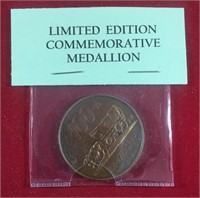 Limited Edition Commemorative Medallion