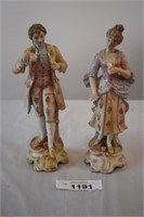 Victorian Figurines - Kalk German porcelain crosse