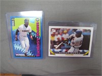 2 Assorted 1990's Barry Bonds Baseball Cards