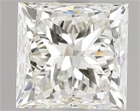Gia Certified Princess Cut 1.51ct Si1 Diamond